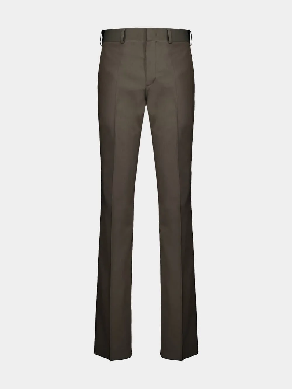 Cypress Green Wool Trousers