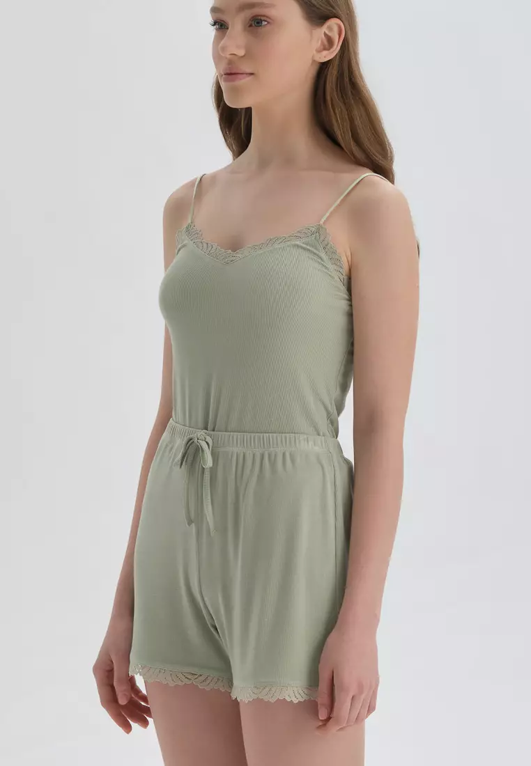 DAGİ Green Short, Regular Fit, Homewear And Sleepwear for Women