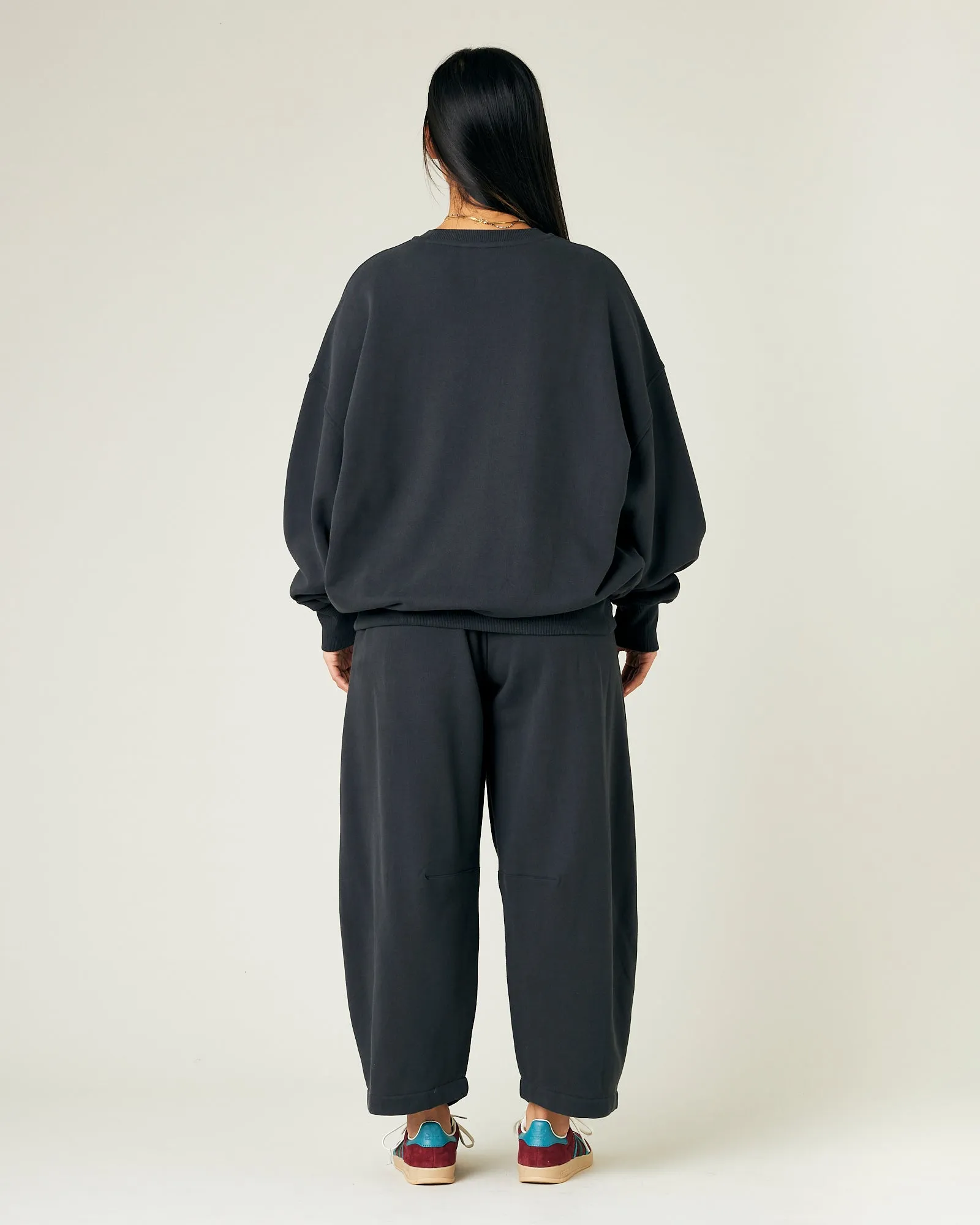Daisy Slate Organic Cotton Jersey Trousers