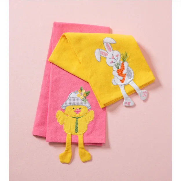 Dangling Leg Easter Towels