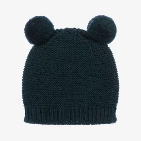 Dark Green Merino Wool Hat