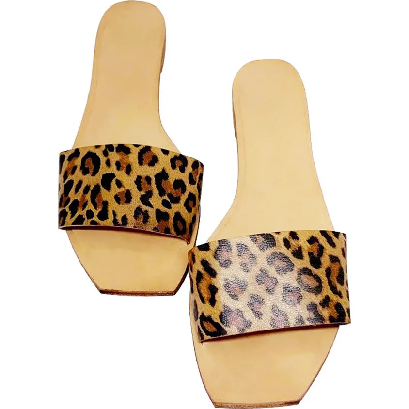 D'Arçé Sandals Women's Saint Sauveur Sandal, Leopard