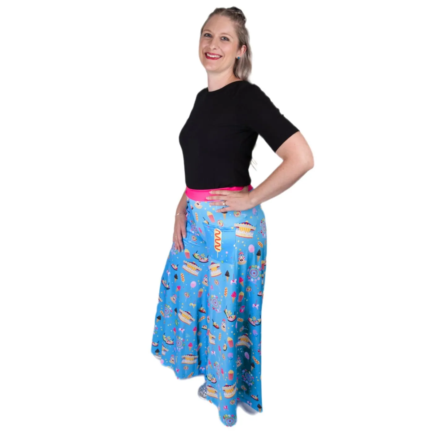 Day At The Fair Wide Leg Pants With Pockets