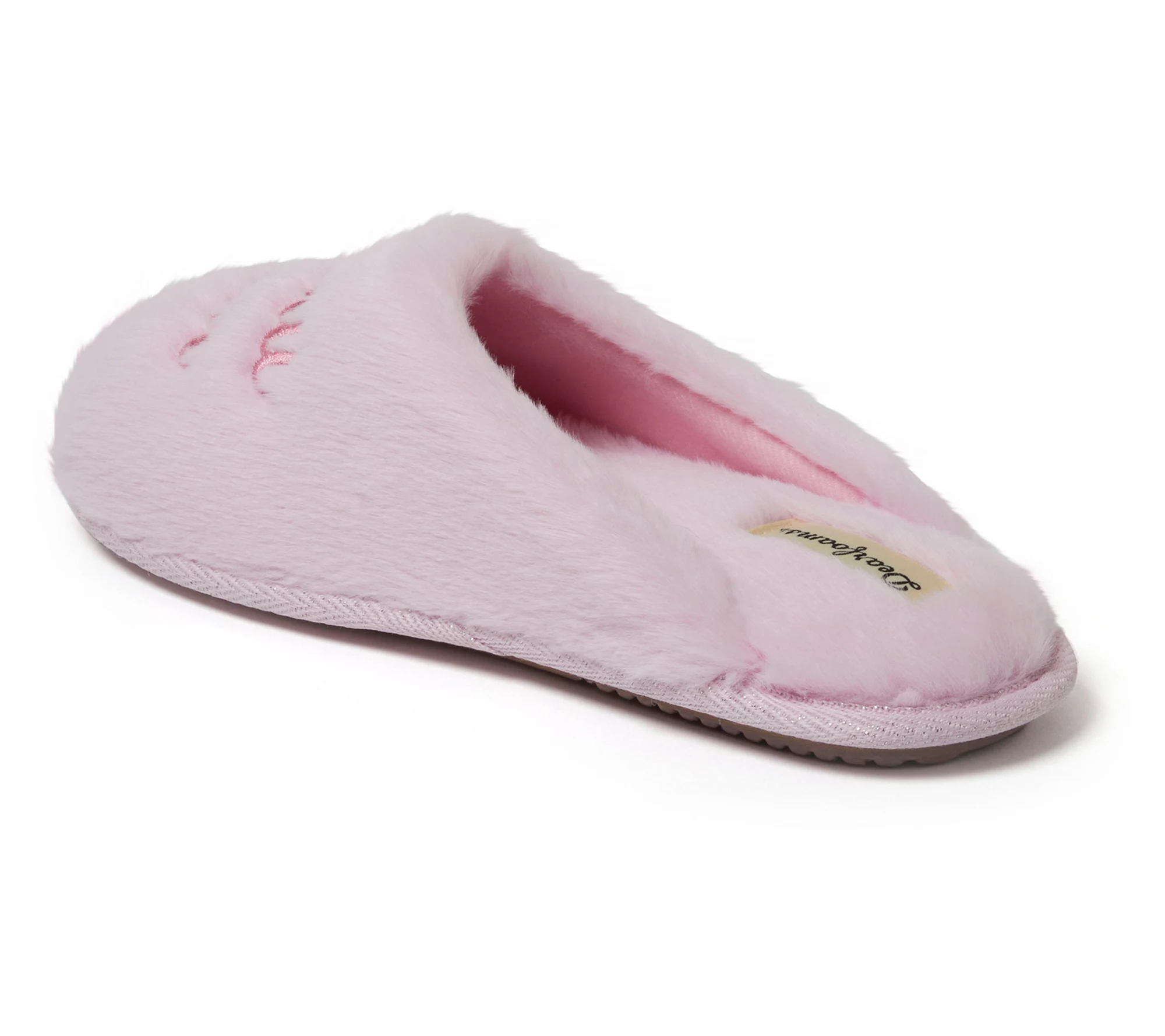 Dearfoams Women's Cozy Slip On Scuff Slipper- B ailey