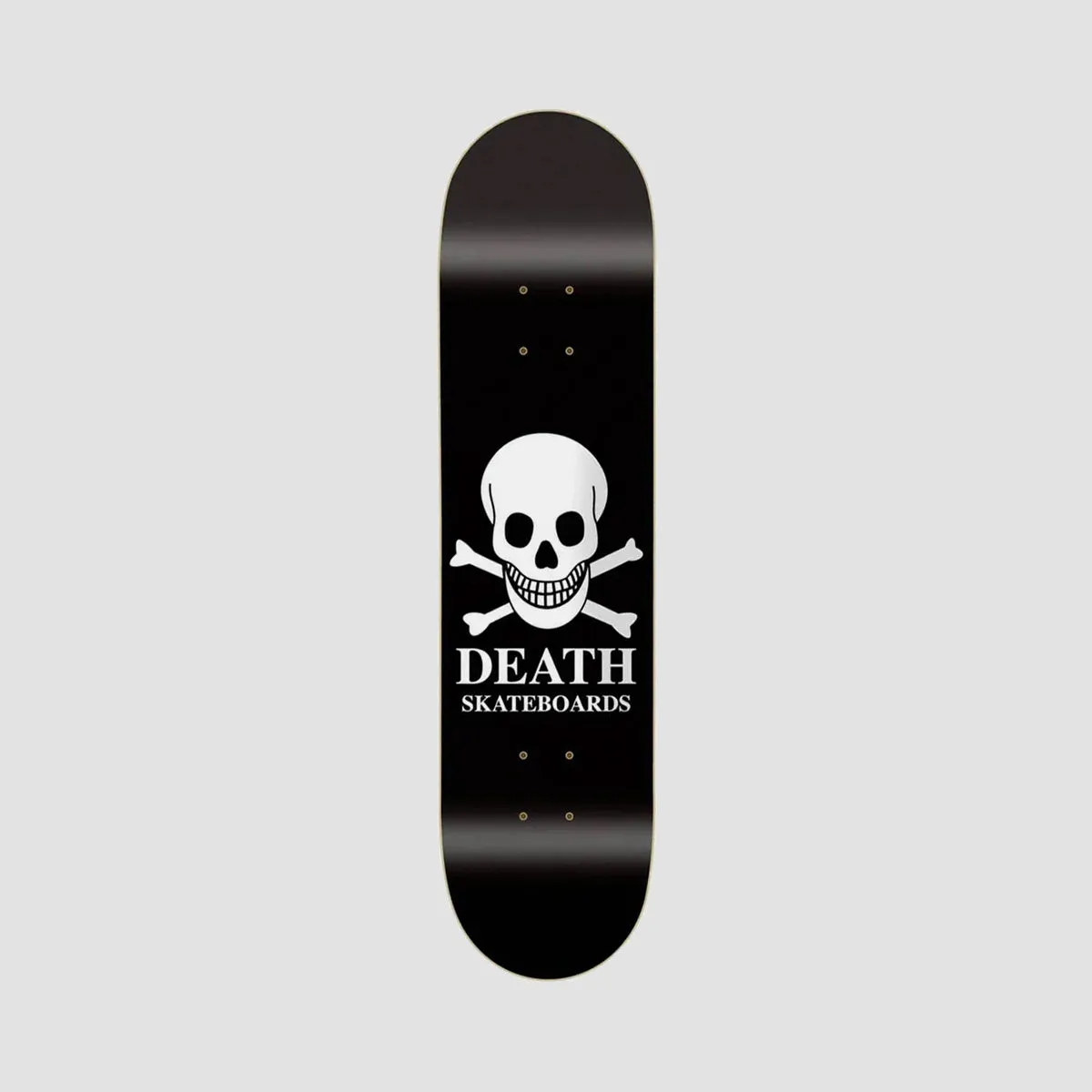 Death OG Skull Skateboard Deck Black - 8.625