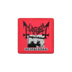 Deathcrush Embroidered Patch (Red)
