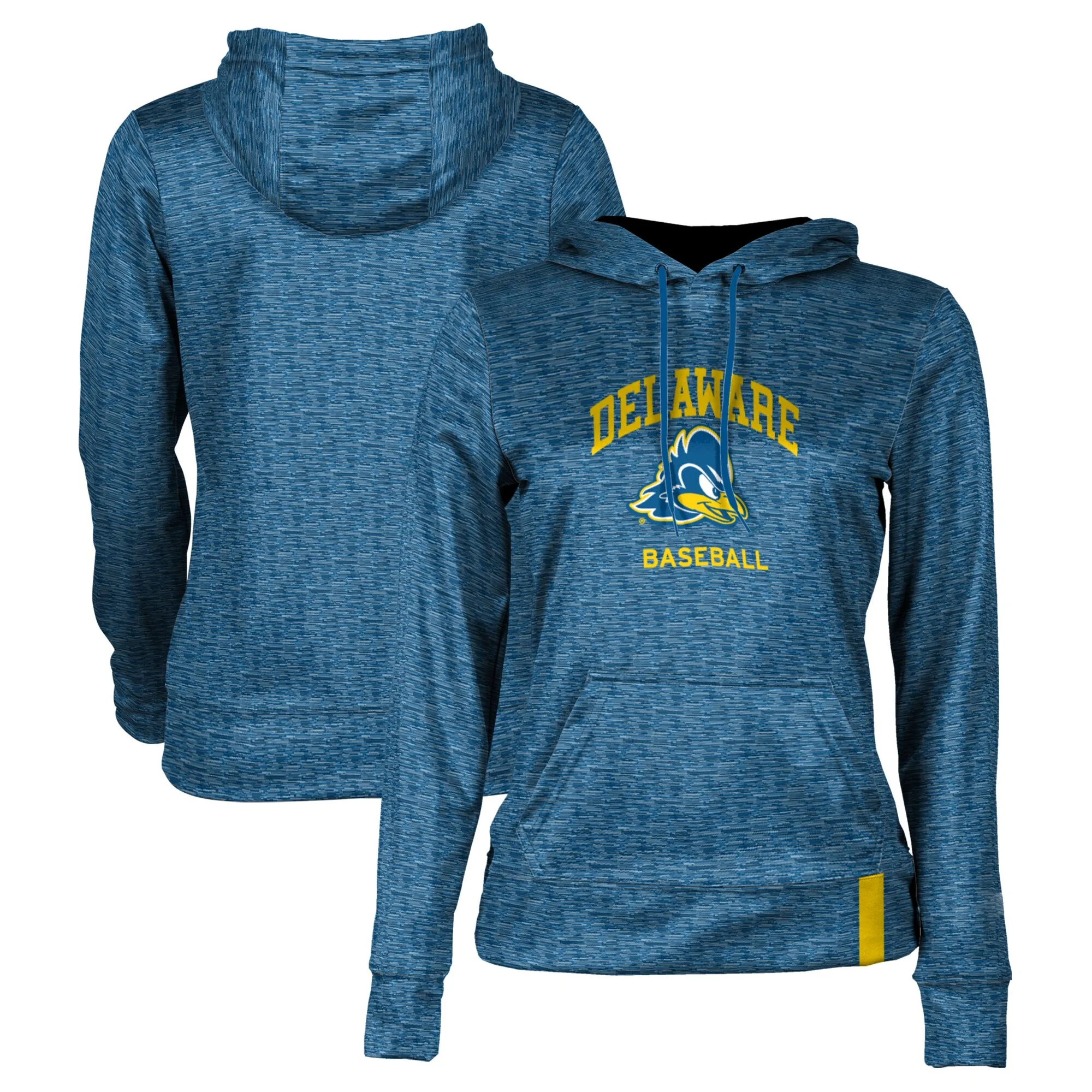 Delaware Fightin' Blue Hens Women's Royal Baseball Pullover Hoodie