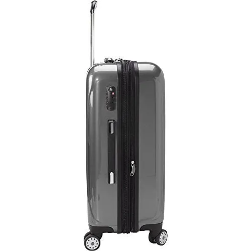 Delsey Luggage Aero Hardside Carry On and Check In, Platinum