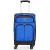 Delsey Luggage Agility Softside 21 Inch Carry On Expandable Spinner (Blue)