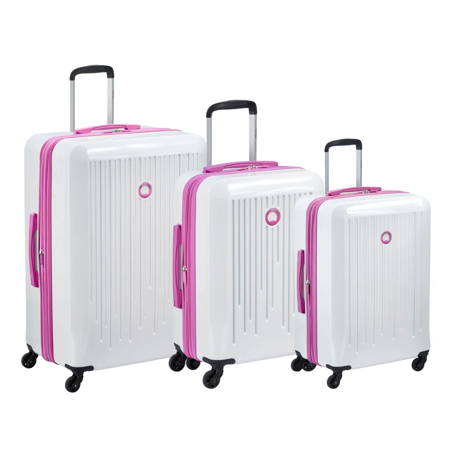 DELSEY Paris Christine Hardside Spinner Luggage Collection, 3-Piece Set (20/24/28)  