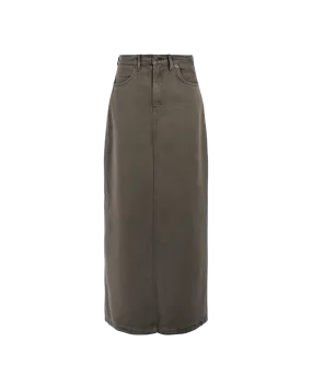 Denim Maxi Skirt