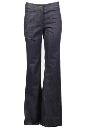 DEREK LAM MID RISE FLARED JEANS US 10 UK 14