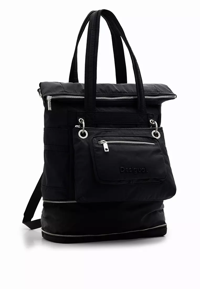 Desigual Desigual Woman XL multi-position Voyager backpack.