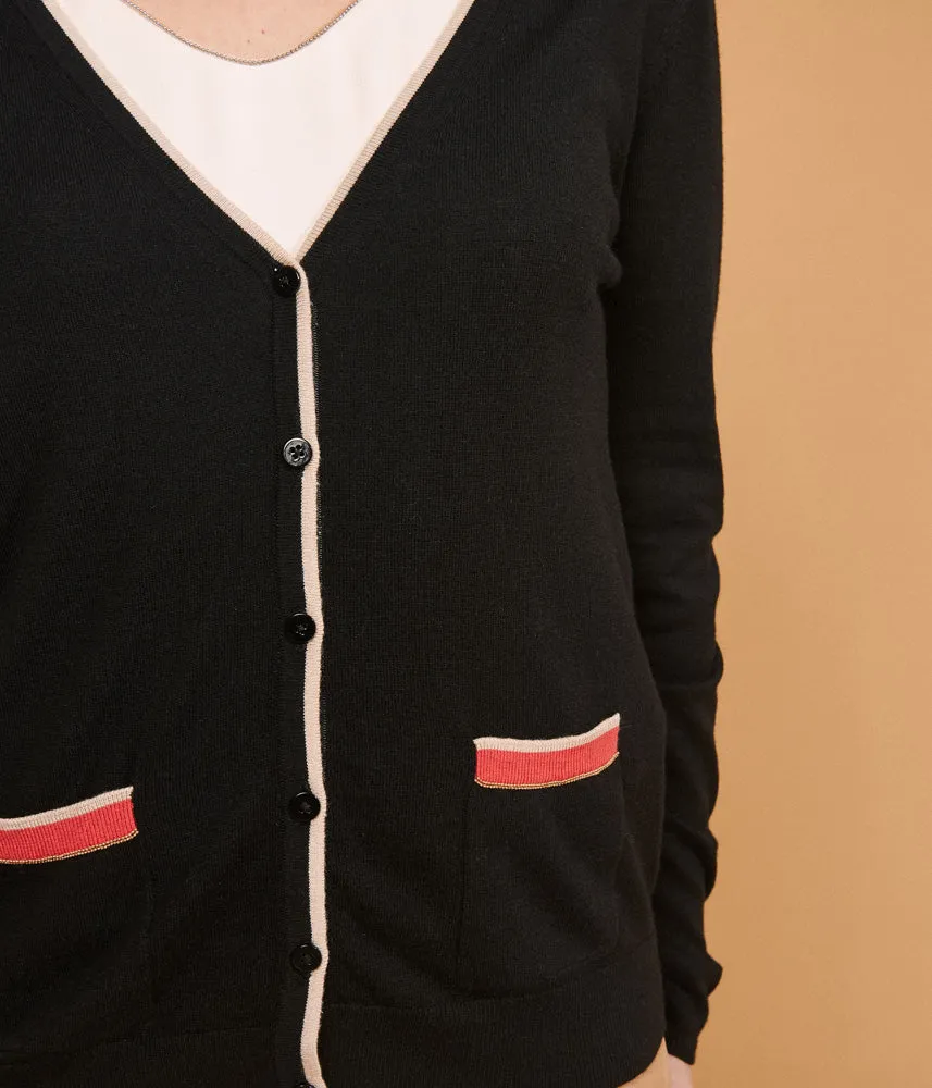 Devernois GRINGO V-NECK CARDIGAN
