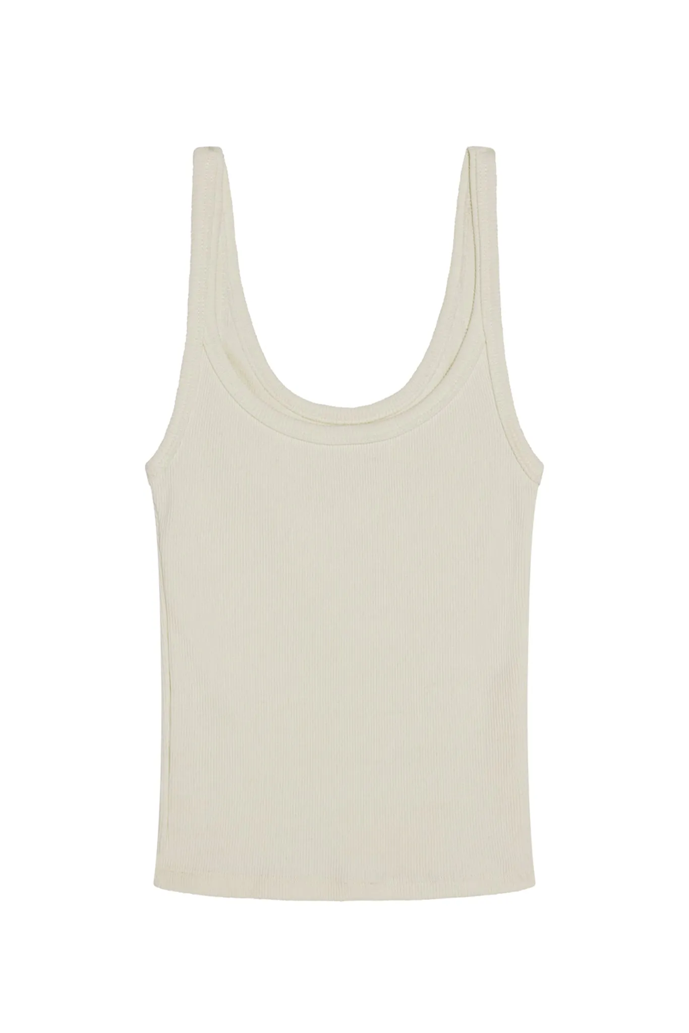 Devin Tank - Ivory Rib
