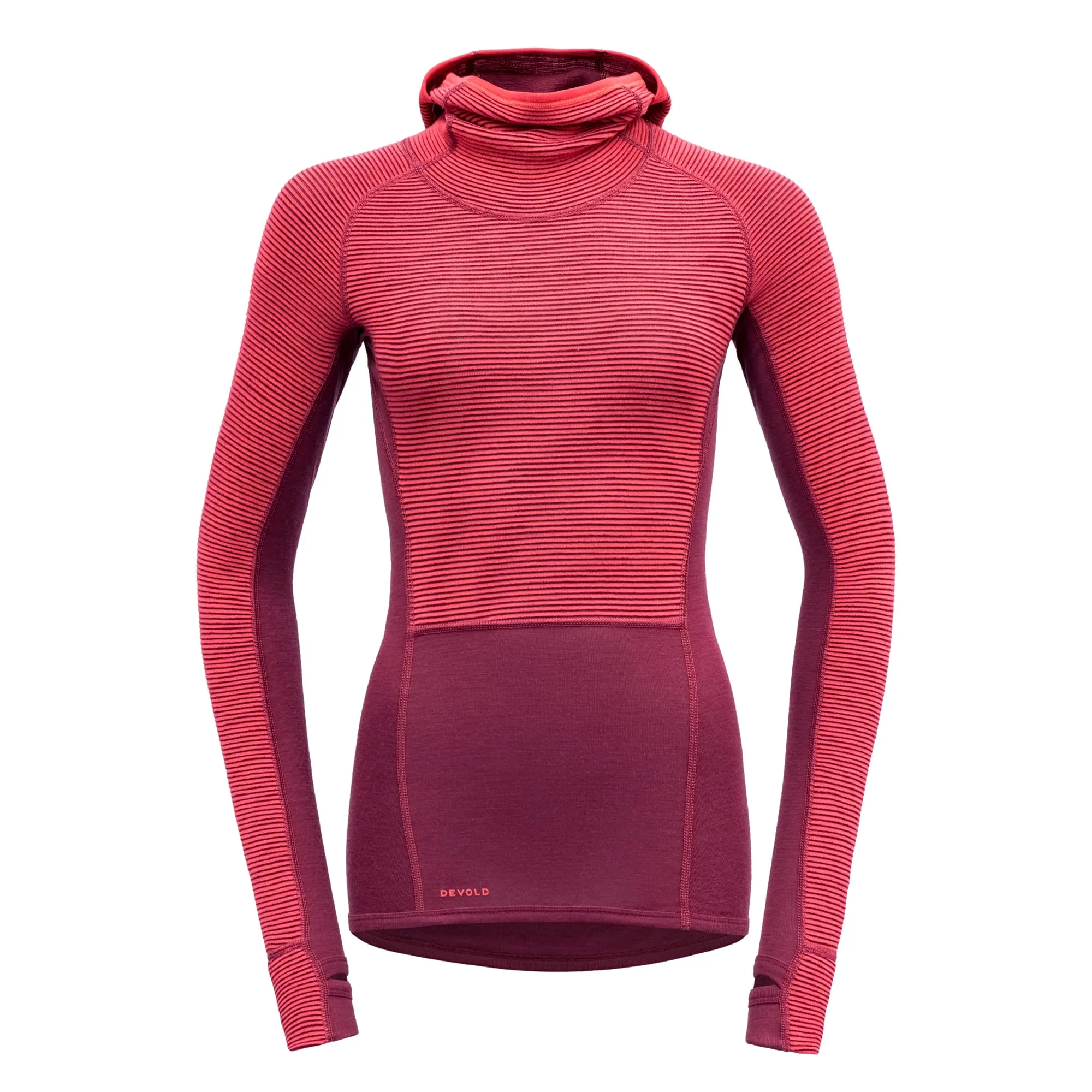 Devold Women's Tuvegga Sport Air Hoodie Poppy | Buy Devold Women's Tuvegga Sport Air Hoodie Poppy here | Outnorth