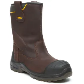 Dewalt Millington Pro Lightweight, Waterproof Safety Rigger Boots Brown Size 9