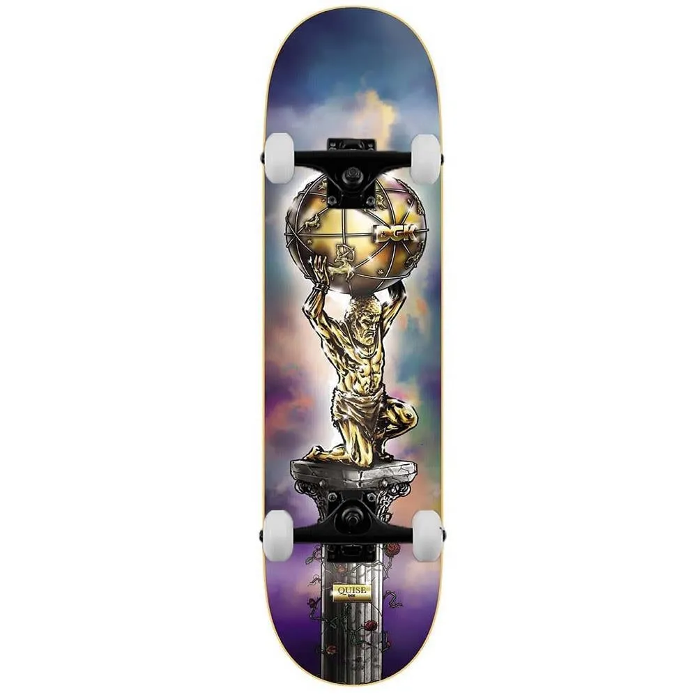 DGK Black Atlas Quise Complete Skateboard Multi 8.25