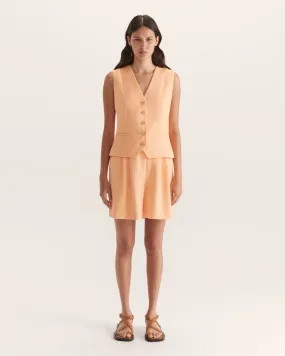 Dharma Vest in Apricot - SABA