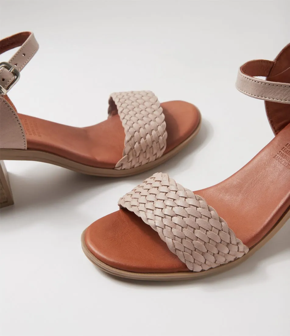 DIANA FERRARI Ufol Light Grey Leather Sandals