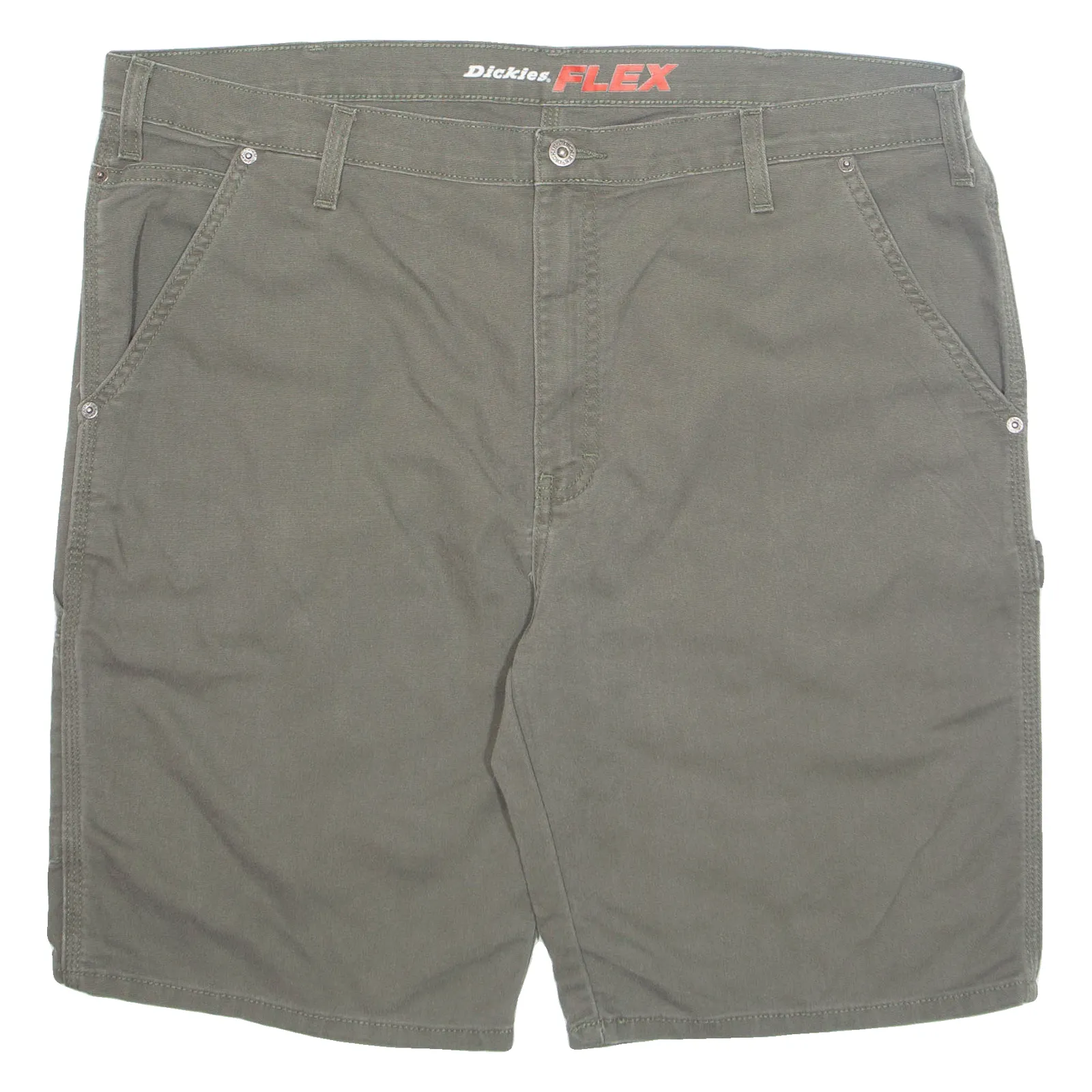 DICKIES Cargo Carpenter Mens Workwear Shorts Green XL W40