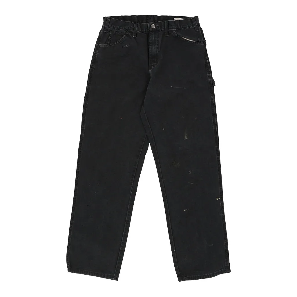 Dickies Carpenter Trousers - 31W 31L Black Cotton