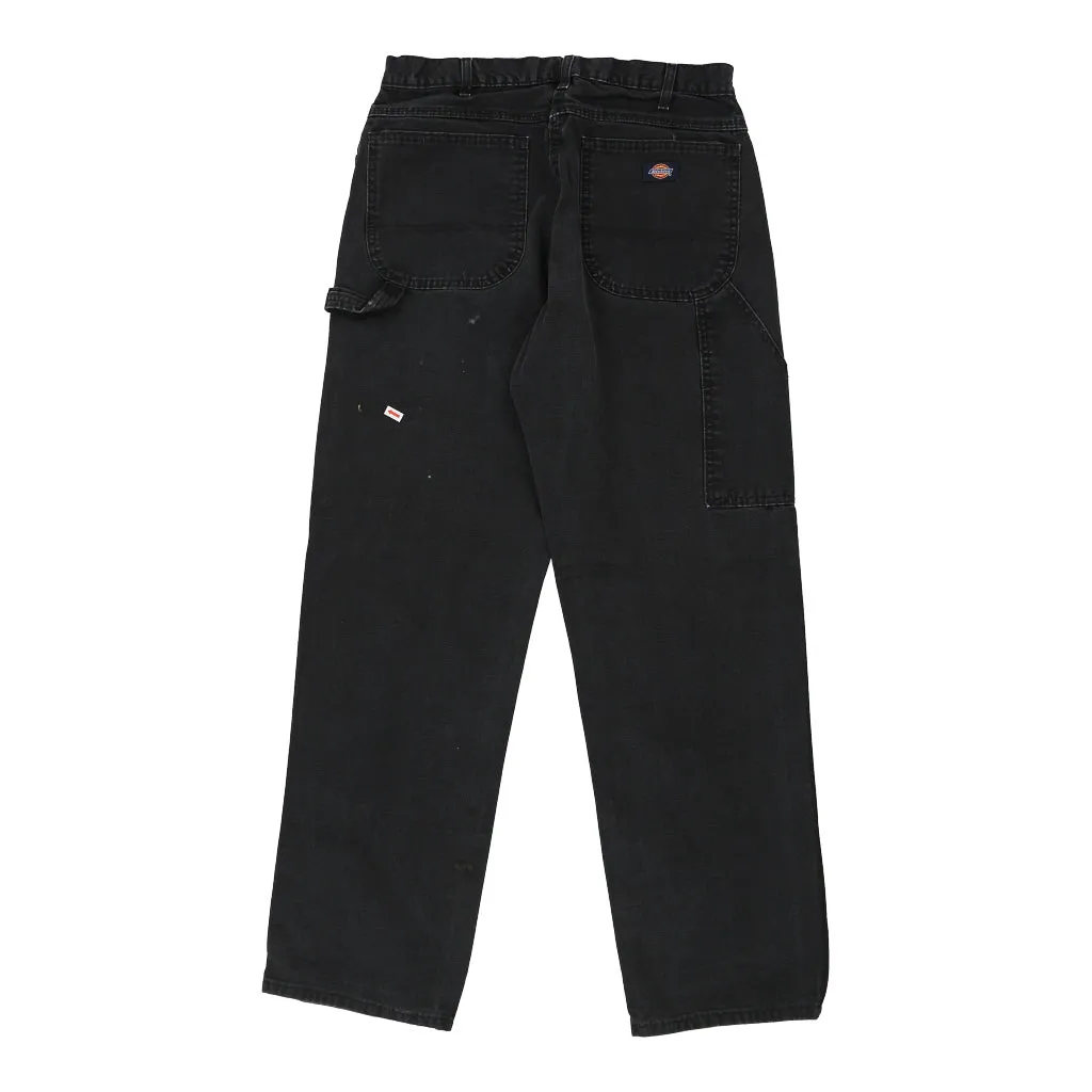 Dickies Carpenter Trousers - 31W 31L Black Cotton
