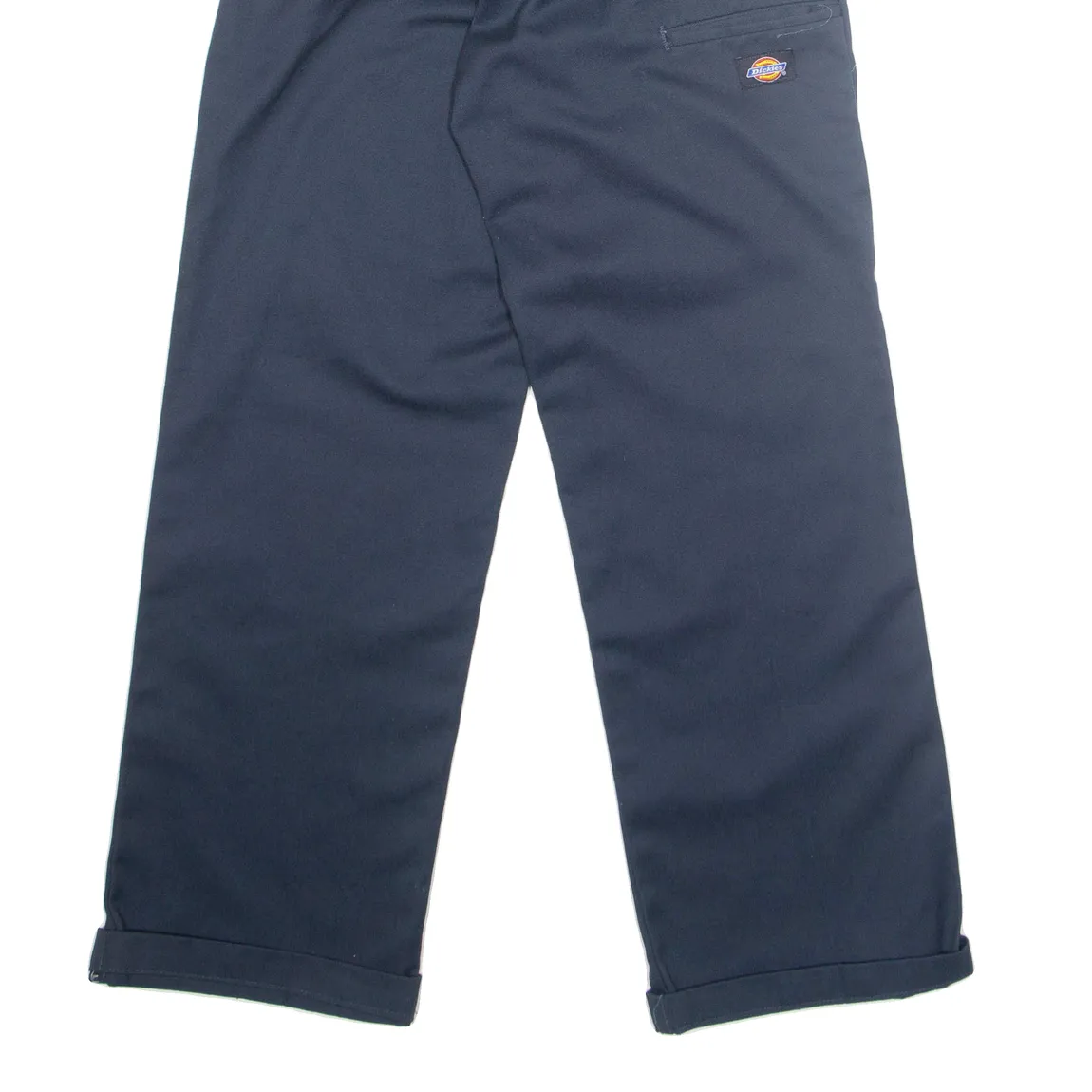 DICKIES Chino Mens Trousers Blue Loose Straight W26 L28