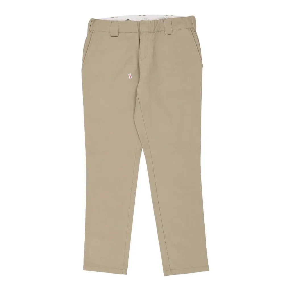 Dickies Trousers - 34W 32L Beige Cotton Blend