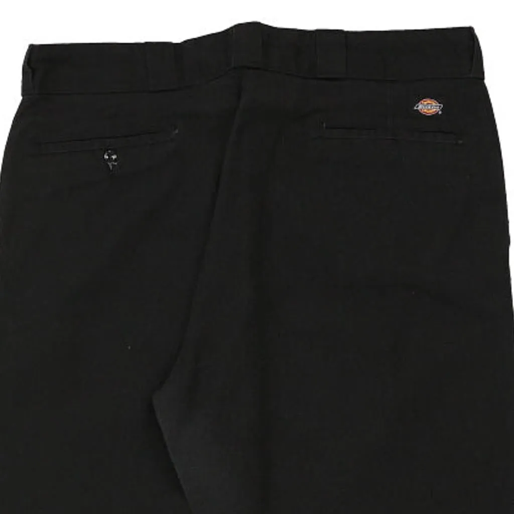 Dickies Trousers - 36W 32L Black Cotton Blend