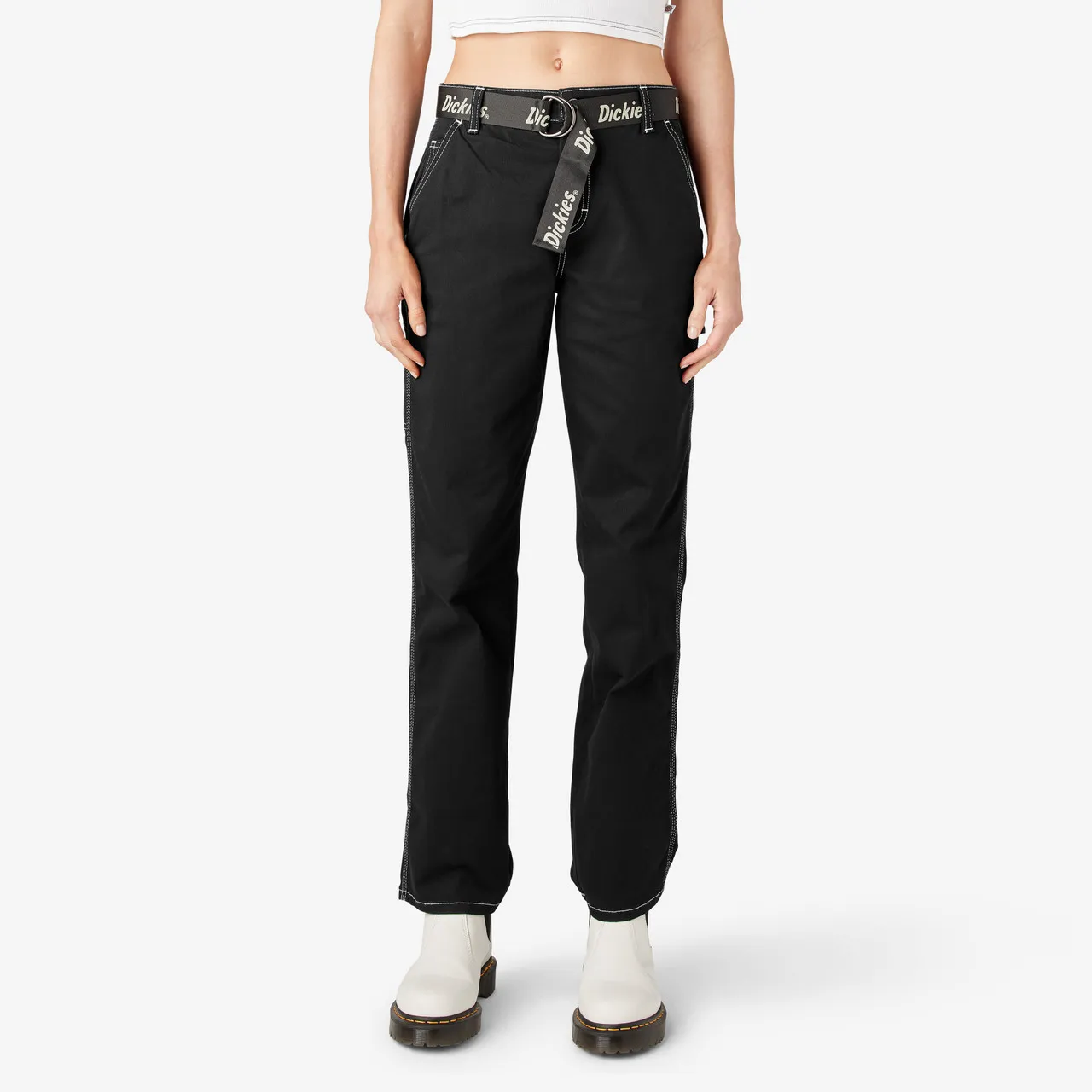 Dickies Workwear Women's Relaxed Fit Cargo Pant - Black