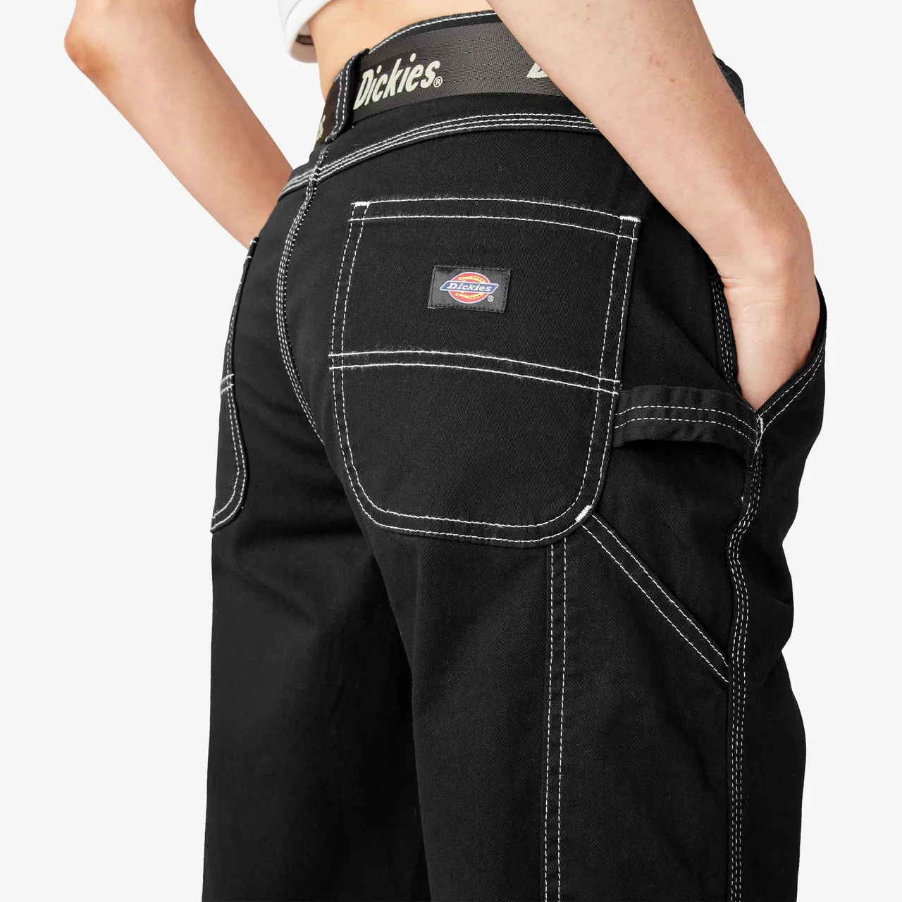 Dickies Workwear Women's Relaxed Fit Cargo Pant - Black