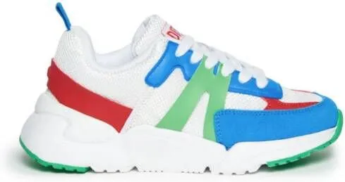 Diesel Kids S-Millenium lace-up sneakers White