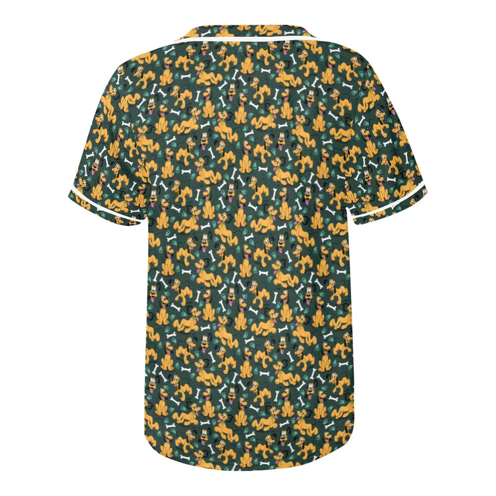 Disney Pluto Life Is Better With A Dog Baseball Jersey
