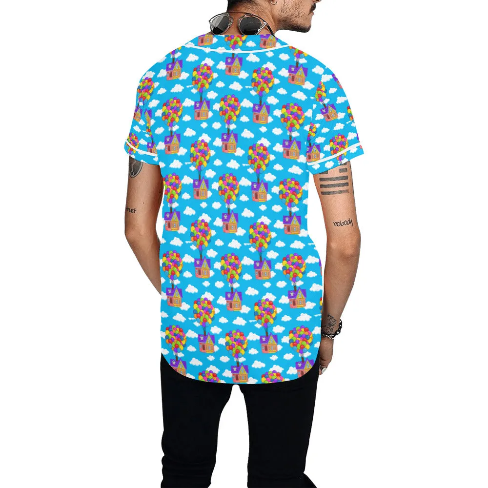 Disney Up Floating House Baseball Jersey