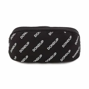 Dondup Unisex Black Belt Bag With Logo