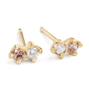 Double Sloan Purple Spinel Studs
