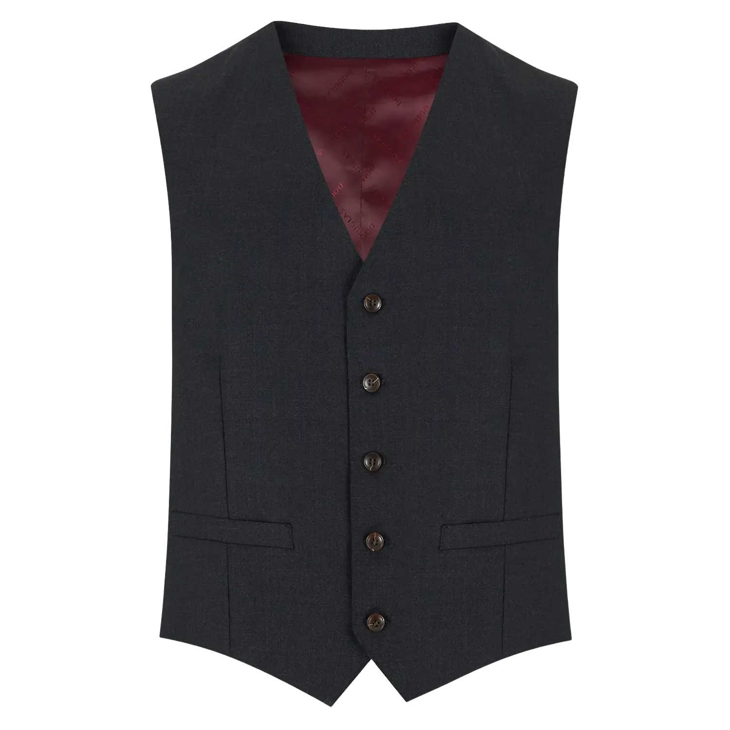 Douglas Hopsack Suit Waistcoat