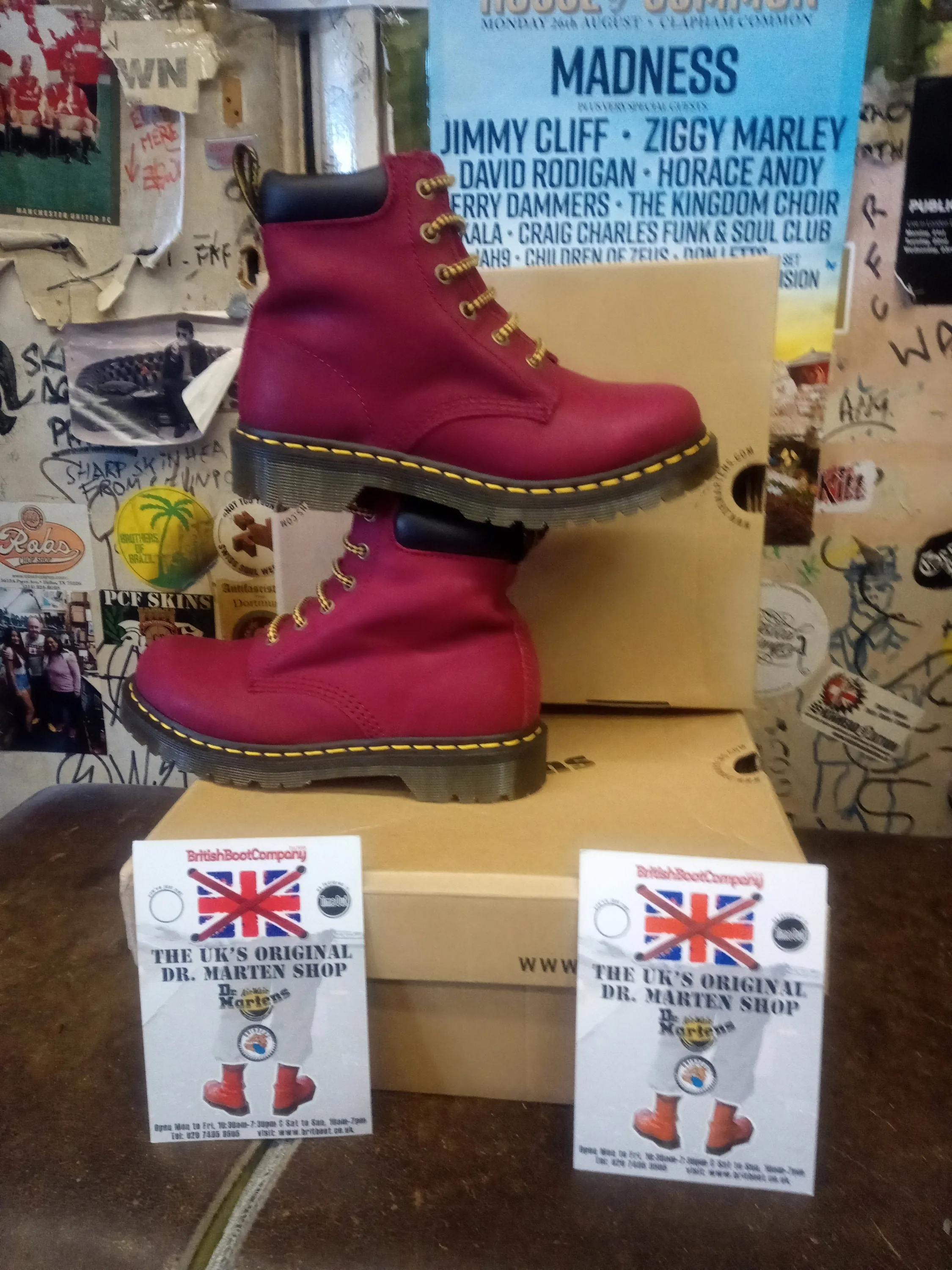 Dr Martens 939 Purple Waxy Suede Size 4