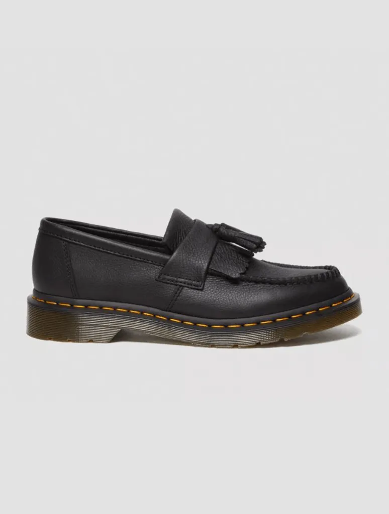 Dr. Martens Adrian Virgina Leather Tassel Loafer in Black