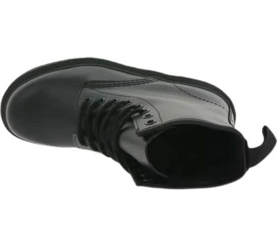 Dr. Martens botas de botas de piel auténtica 1460 Mono Smooth Black