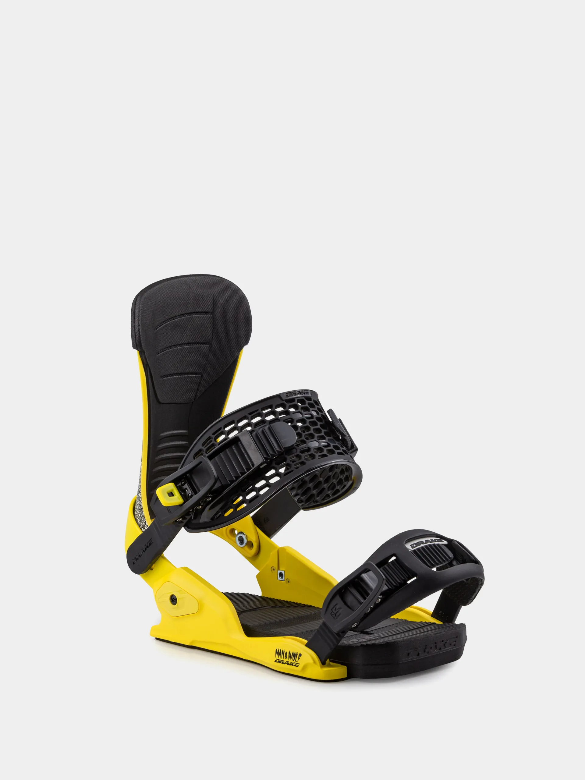 Drake Fifty Man&Wolf Snowboard bindings (yellow)