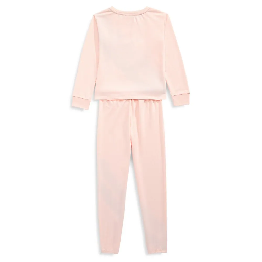 Dreamlife Girl's 2-Piece Tie-Dye Stripe T-Shirt & Joggers Set