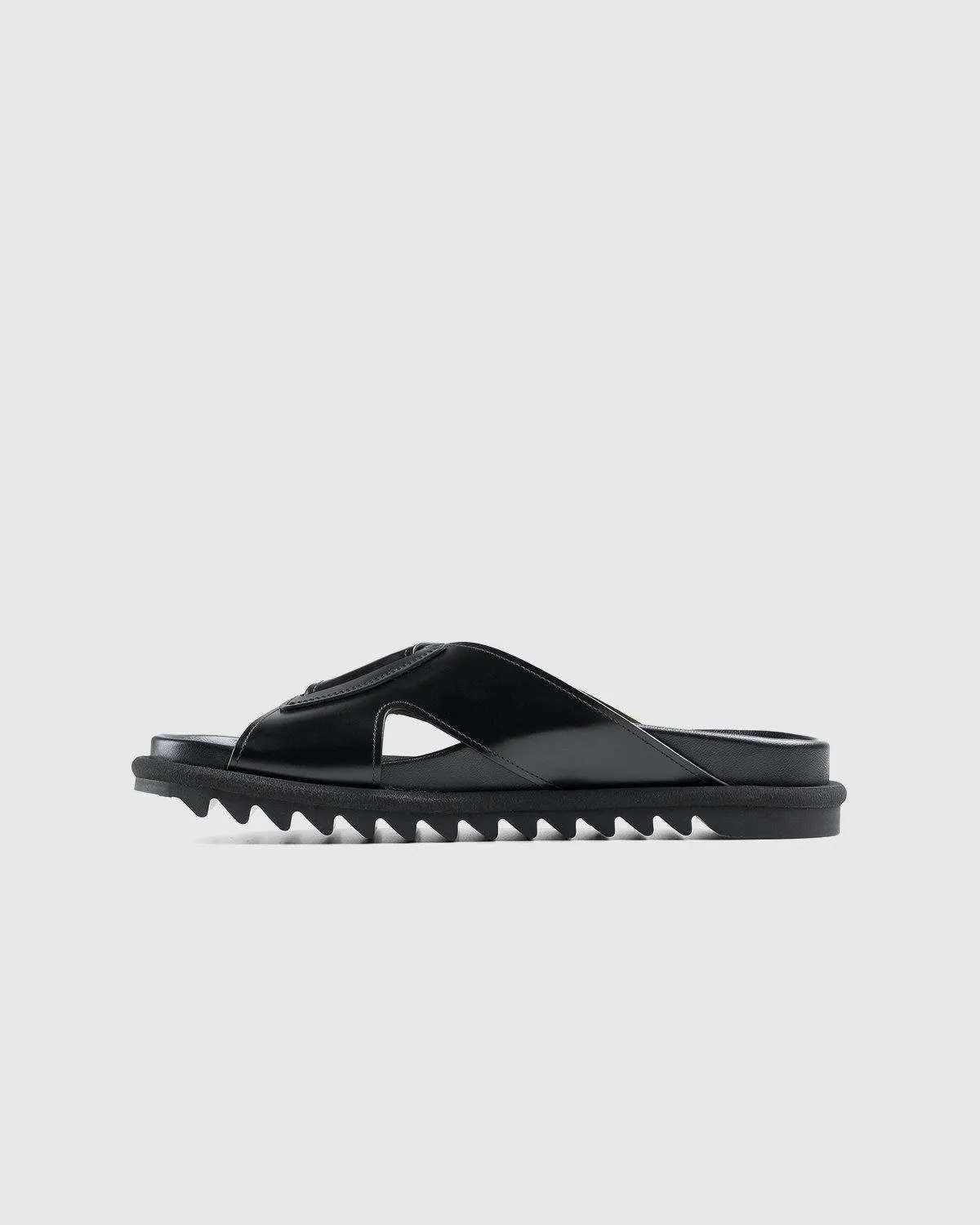 Dries van Noten – Leather Criss-Cross Sandals Black | Highsnobiety Shop