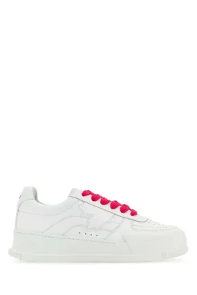 Dsquared White Leather Canadian Sneakers