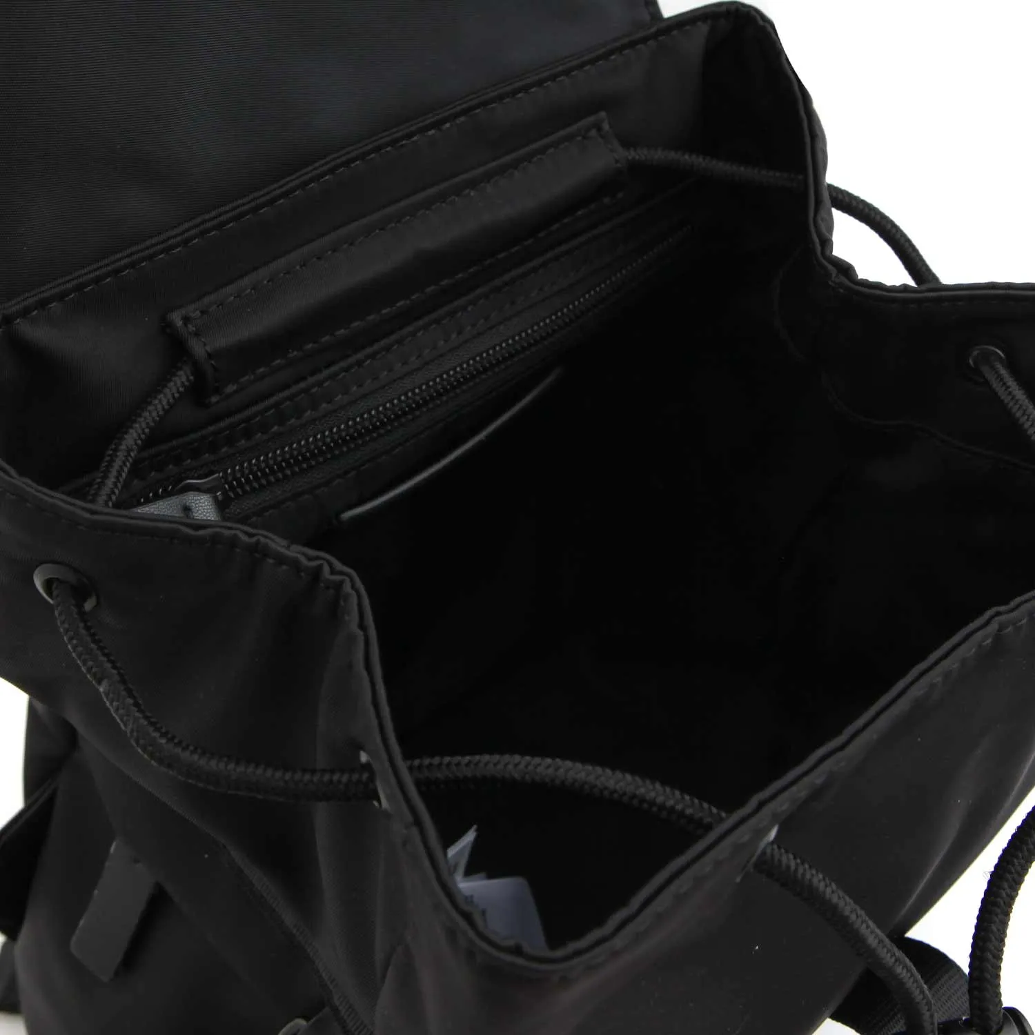 Dsquared2 Black Backpack With White Logo For Girls