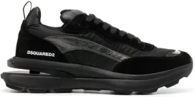 DSQUARED2 Slash panelled low-top sneakers Black