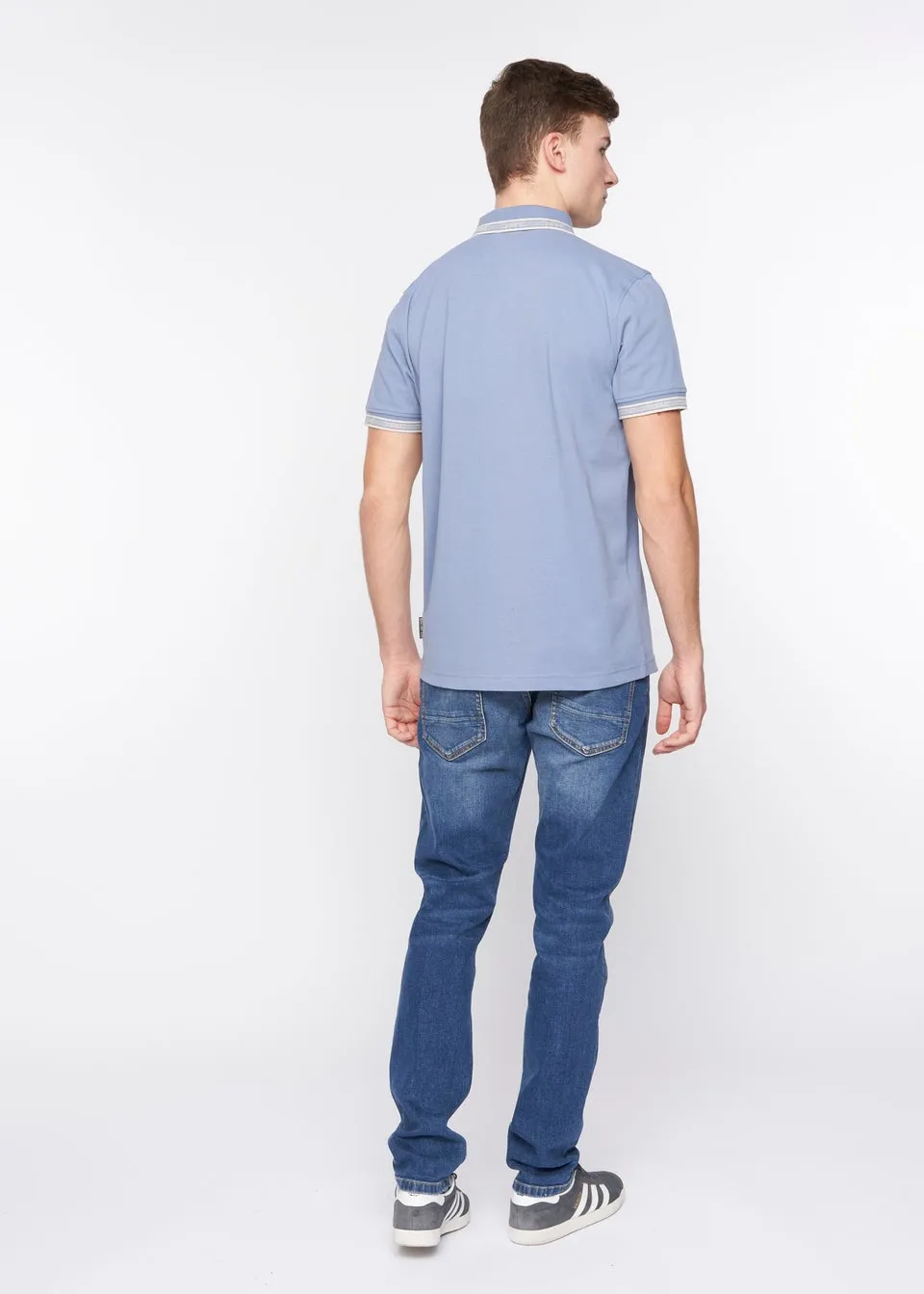 Duck & Cover Blue Keyaan Polo