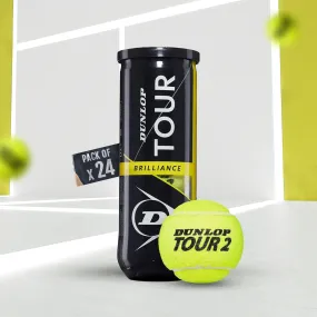 Dunlop Tour Brilliance Tennis Balls Can (72 Balls)