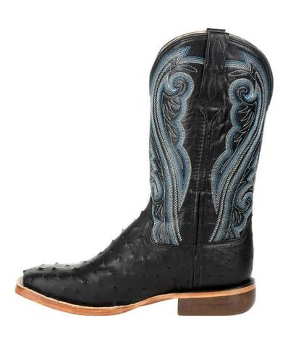Durango Women's Premium Black Full Quill Ostrich Boot